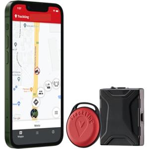 TRACKTING SMART Europa (SIM Internazionale) Antifurto GPS localizzatore per Auto, Moto, Camion - eSIM integrata Senza Canone - No cavi - Lo attivi in 5 minuti - Notifiche di parcheggio