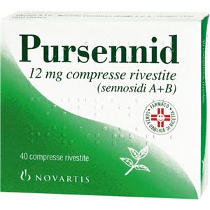GSK Pursennid 12 mg Lassativo Stimolante 40 Compresse Rivestite