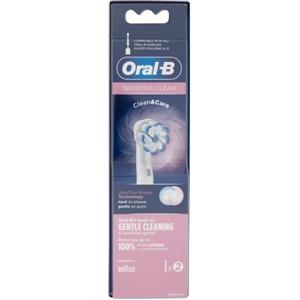 braun oral-b sensitive clean - 2 testine di ricambio per spazzolino elettrico