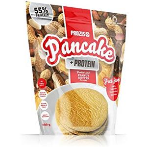 Prozis Pancake + Protein, Pancake di Avena con Proteina, 900 g, Burro di Arachidi