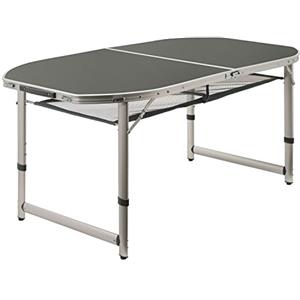 CampFeuer - tavolo pieghevole in alluminio, tavolo da campeggio, tavolo pieghevole, .ca150 x 80 x 55/65/70 cm.