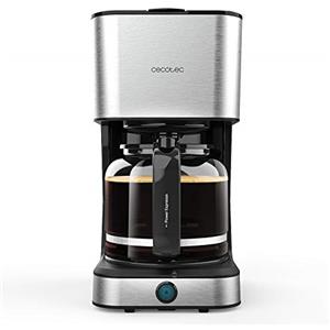 Cecotec macchina per caffè americano Coffee 66 Heat. Tecnologia ExtemeAroma, capacità 1,5 litri, caraffa termoresistente.