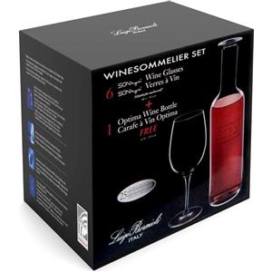 Decanter Vino,Smaier 1200ml Decantatore di vino Aeratore Caraffa 1.2l 