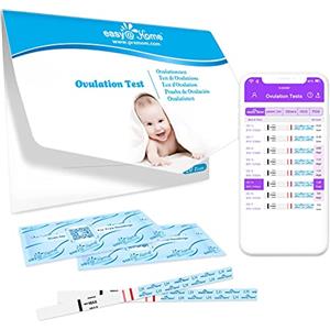 Easy@Home Test di Ovulazione: 20 x Test Fertilità Donna 25 miu/ml - Aumenta le tue Possibilità di Rimanere Incinta - Alimentata da gratuita Italiana APP Premom (20LH Test)