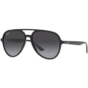 Ray-Ban RB4376 Lucido Nero Lenti Verde Scuro
