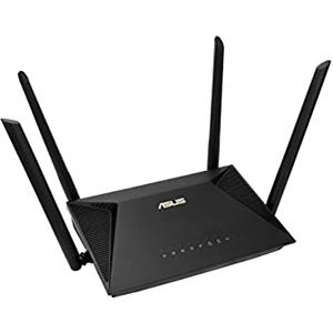 ASUS RT-AX1800U Router Estendibile con Mobile Tethering, Alternativa ai Router 4G 5G, WiFi, Doppia Banda, Connessione Veloce Grazie al WiFi6, Protezione Internet Integrata Aggiornamenti Illimitati