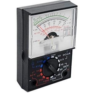 POWERTOOL Multimetro Analogico Voltmetro Tester di Continuità Elettrica YX 1000A AC DC Misuratore di Resistenza di Corrente