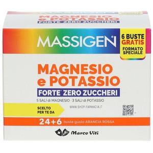 marco viti - magnesio e potassio forte confezione 24+6 bustine