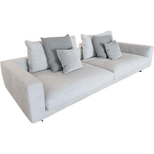 flexform divano a 3 posti campiello 277x116 cm con 4 cuscini decorativi