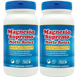 Magnesio Supremo Parent Natural Point Magnesio Suremo Notte 150g - 2 Confezioni (300 g (Confezione da 2))