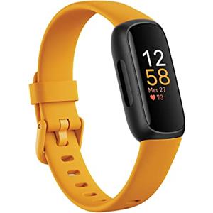 Fitbit Inspire 3,Black/Morning Glow, Activity Tracker Unisex-Adult, Sunset, One Size