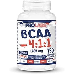 prolabs nutritional systems Prolabs Bcaa 4.1.1 aminoacidi ramificati 411 bcaa, multipack (150 compresse)