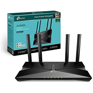 TP-Link Archer AX53 Router WiFi 6 Dual-Band AX3000, 2402Mbps su 5 GHz e 574 Mbps su 2,4 GHz, WPA3, Tecnologia TP-Link HomeShield, OneMesh, Compatibile con Alexa