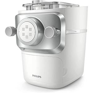Philips Domestic Appliances Philips Macchina Per La Pasta Serie 7000 - Tecnologia ProExtrude, Completamente Automatica, Tecnologia Di Miscelazione Perfetta, 6 Trafile, Bianco (HR2660/00)