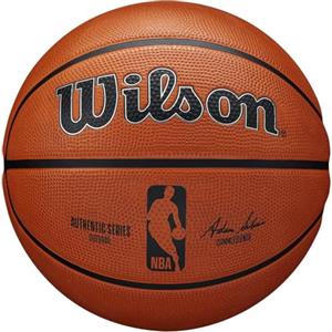 Wilson Pallone da Basket NBA AUTHENTIC SERIES OUTDOOR SZ6, Utilizzo Outdoor, Gomma Tackskin, Misura 6, Marrone