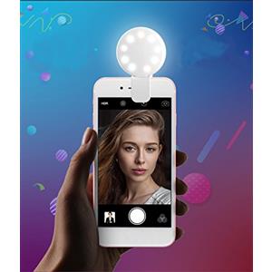 Besttimes Selfie Ring Light per cellulare luce ad anello selfie, USB ricaricabile Selfie LED Light con 3 modalità luce per iPhone, iPad, Samsung Galaxy, telefoni fotografici, tablet, laptop (bianco)