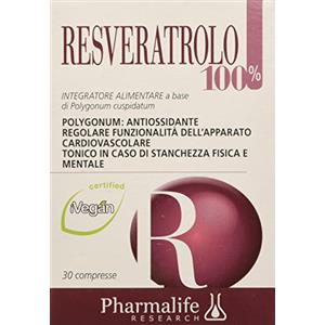Pharmalife Resveratrolo 100%, 30 Compresse