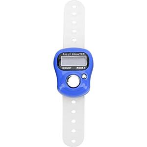 Serlium Cronometro Sportivo, Conta Dito Elettrico con contatore LCD a 5 cifre azzerabile per pregare e Camminare(1#)