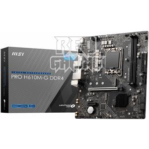 MSI Scheda Madre Intel MSI PRO H610M-G DDR4 LGA 1700 Micro-ATX