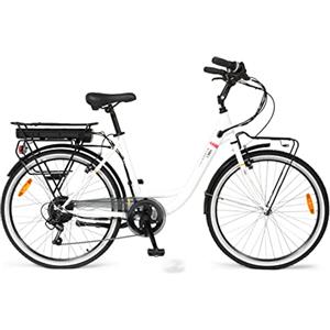 i-Bike, City Easy Urban, Bicicletta Elettrica a Pedalata Assistita, Unisex Adulto, Taglia Unica