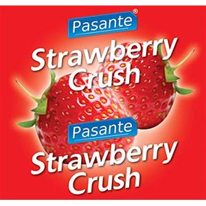 Pasante - Pasante Strawberry Flavor Condoms - 144 Pieces