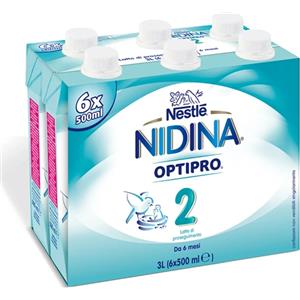 Nestlé Nidina 2 latte liquido 6x500ml