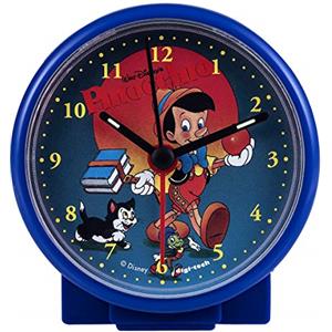 DigiTech Sveglia e cronometro, Plastica, Blau Pinocchio, 10 x 4 x 10 cm