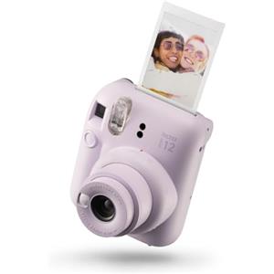 Fujifilm instax mini 12 Lilac Purple - Macchina Fotografica Istantanea, Specchietto Selfie e Modalità Close Up, Esposizione Automatica, Design Pop, Dimensioni Stampa 86 mm x 54 mm