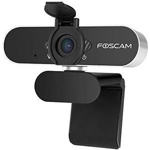 FOSCAM W21 Webcam 1080P Full HD con microfono incluso, fotocamera Web per Video Chat e registrazione, compatibile con Windows, Linux, Mac e Android