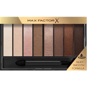 Max Factor Masterpiece Nude Palette, 8 Ombretti dal Colore Intenso, Formula Cremosa Sfumabile, 3 Finish, Tonalità Cappuccino Nudes