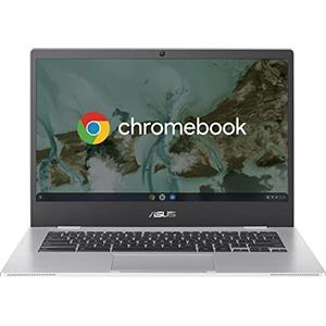 ASUS Chromebook CX1 CX1400CKA, Notebook 14 Anti-Glare, Intel Celeron N4500, RAM 4GB, 64GB eMMC, Intel UHD Graphics 600, ChromeOS, Argento