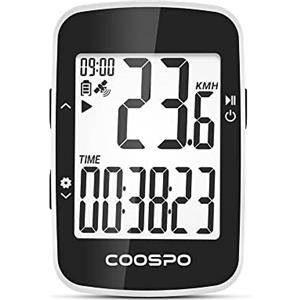 COOSPO BC26 Ciclocomputer GPS Wireless Bluetooth Senza Fili Bici Tachimetro Impermeabile Schermo da 2,3 pollici con Retroilluminazione Automatica