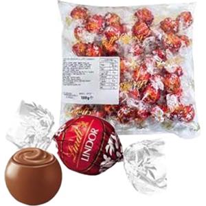 Lindt - Cioccolatini al Latte Lindor (rossi), 1000 gr