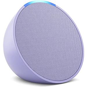 Amazon Echo Pop | Altoparlante Bluetooth intelligente con Alexa, compatto e dal suono potente | Lavanda