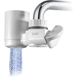 Laica RK50A Venezia, Sistema di filtrazione per rubinetto, fino a 900L, include 1 filtro acqua HYDROSMART+ bottiglia in acciaio inox da 0,5 l