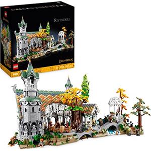 LEGO Icons Il Signore degli Anelli: Gran Burrone, Costruisci ed Esponi la Valle della Terra di Mezzo, Grande Set Immersivo per Adulti, 15 Minifigure come Frodo e Bilbo Baggins (Esclusiva Amazon) 10316