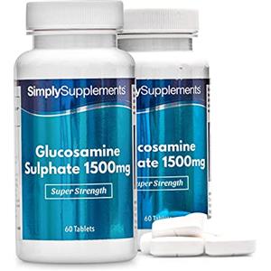 Simply Supplements Glucosamina solfato 1500 mg - 360 compresse - 1 anno di durata - SimplySupplements