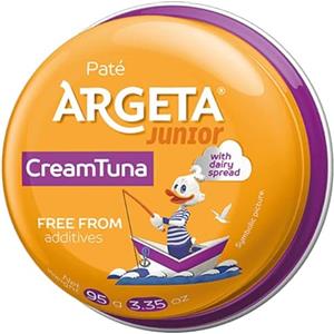 ARGETA Premium Exquisite CreamPate di Tonno - 14 scatole di Patè Eccellente e Delizioso - Aroma Naturale - Senza Conservanti e Senza Glutine - 1330 Grammi (95 Grammi per vasetto x 14)