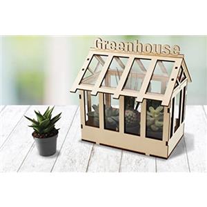 Winkee - Do it Yourself Mini serra - La serra da costruire | ideale per interni | giardino di erbe aromatiche per il davanzale della finestra | balcone serra | set per piante