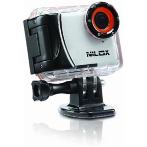 Nilox Mini Action Cam HD Ready 720p, 30 fps, Bianco