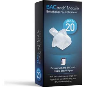 BACtrack, Beccucci per Etilometro BACtrack Mobile (confezione da 20), Compatibile con Etilometro BACtrack Mobile
