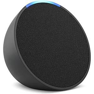 Amazon Echo Pop | versione internazionale | Altoparlante Bluetooth intelligente con Alexa, compatto e dal suono potente | Antracite