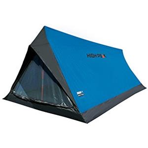 High Peak Minilite, Tenda Unisex-Adulto, Blu/Grigio, 200 x 120/100 x 90/60 cm, per 2 persone, per Campeggio & escursioni