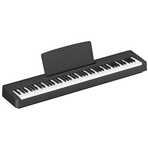 Yamaha P-145 Digital Piano - Pianoforte Digitale leggero e portatile, con Tastiera Graded Hammer Compact, 88 Tasti Pesati e 10 Suoni di Strumenti, Nero