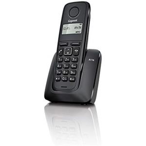Gigaset A116 telefono cordless semplice con la qualità Made in Germany - Funzione Eco - Nero [Italia]