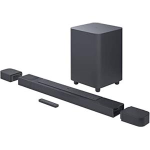JBL Bar 800 - 5.1.2-Kanal Soundbar für das Heimkino Soundsystem - Mit abnehmbaren Surround-Lautsprechern und Dolby Atmos Surround Sound - Schwarz