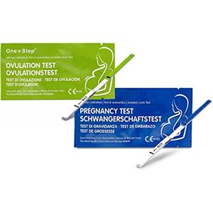 One+Step 25 x Test di ovulazione ultrasensibili (20mIU/ml) + 5 x Test di Gravidanza ultrasensibili 10 mIU/ml