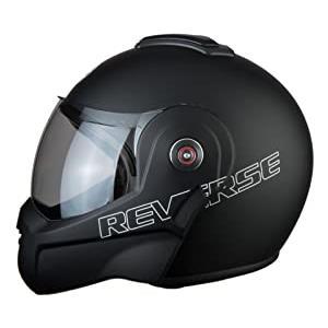BHR Helmets 807Reverse - Casco Moto Unisex - Adulto, Nero, XS