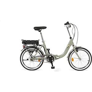 i-Bike, Fold Green, Bicicletta Elettrica a Pedalata Assistita, Pieghevole, Unisex Adulto, Verde, Taglia Unica