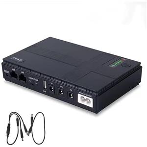 aixi-SHS Mini DC UPS Alimentazione Ininterrotta POE 15V/24V USB5V DC5V DC9V DC12V 8800mAh batteria di backup per router WiFi, modem, telecamere CCTV